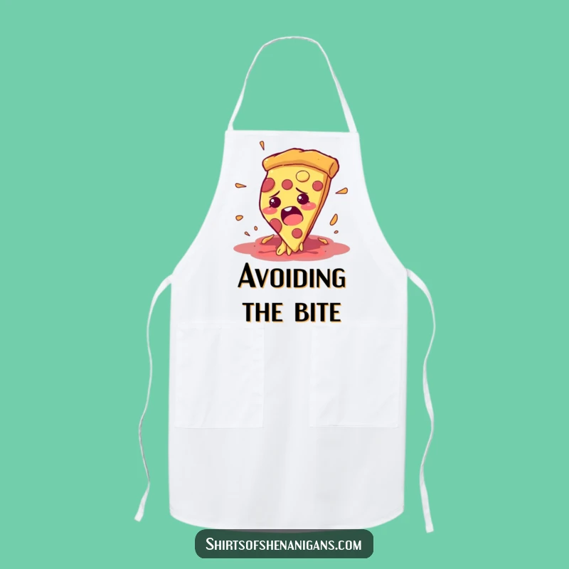 Funny Pizza Escape Apron: Cook with Caution, a Perfect Funny Gift!