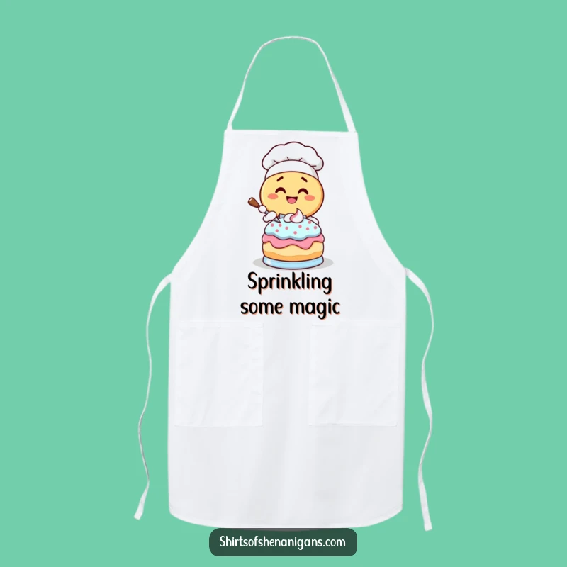Funny Donut Chef Apron: Giggling Baker Protecting Clothes, Essential Funny Gift