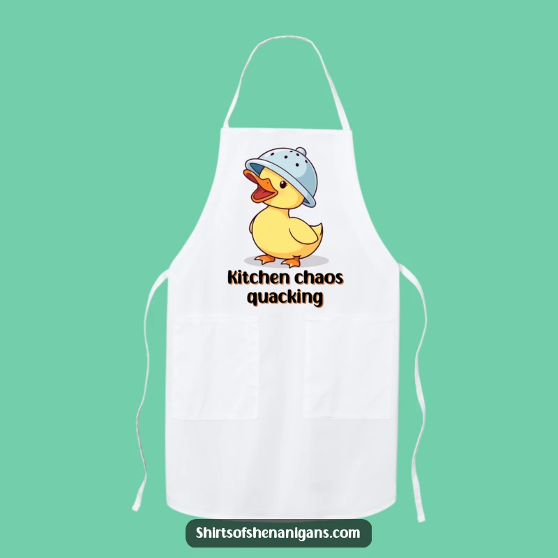 Funny Duck Colander Apron - Cook Up Laughs in the Kitchen