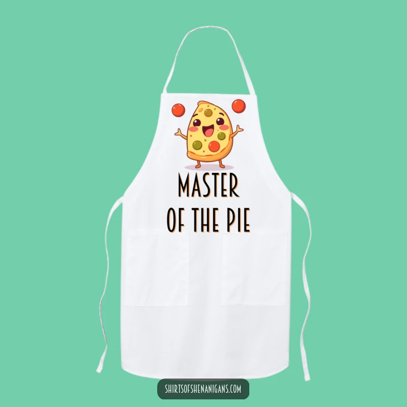 Funny Pizza Juggler Apron: Kitchen Fun Wear, Perfect Funny Gift for Chefs