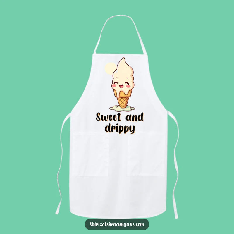 Funny Ice Cream Cone Apron: Cook with Coolness, a Sweet Funny Gift!