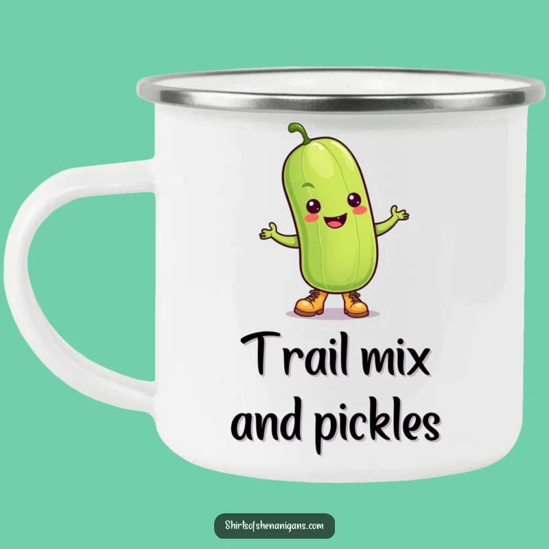 Funny Camp Pickle Boogie Mug: Tiny Boots, Hilarious Outdoor Gift