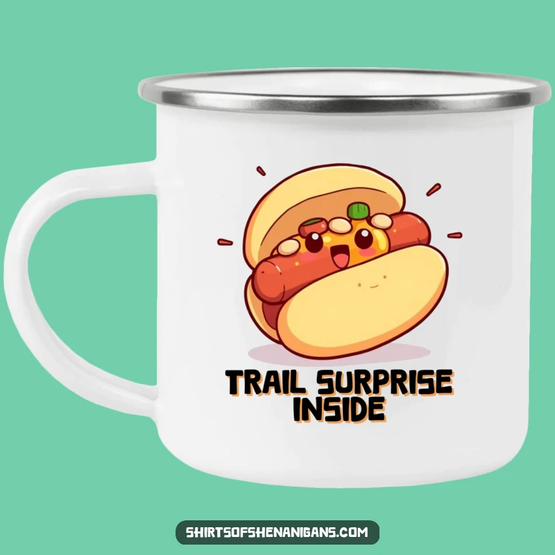 Funny Hot Dog Bun Camping Mug: Adventure Fuel, the Perfect Funny Gift!