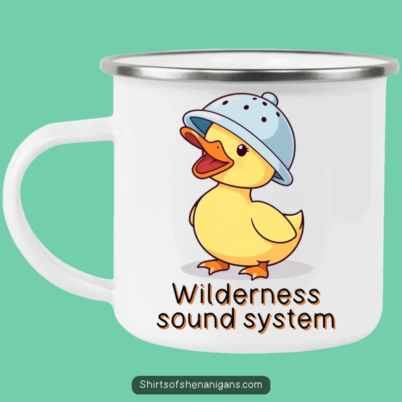 Funny Duck Colander Camping Mug - Adventure Fuel for Laugh Seekers