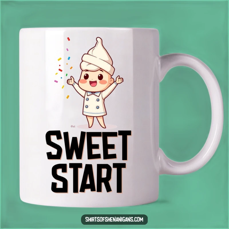 Funny Ice Cream Chef Mug - Juggling Sprinkles Fun Gift