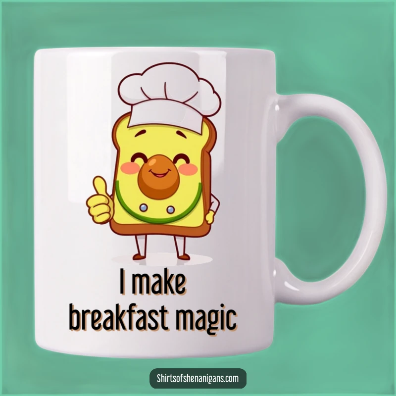 Funny Avocado Toast Chef Mug A Hilarious Culinary Gift for Foodies