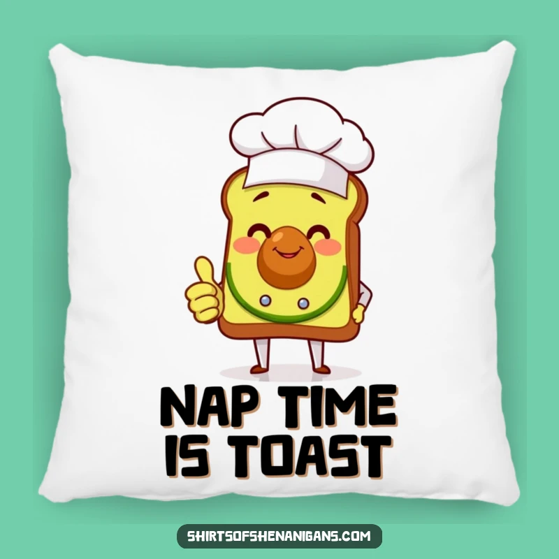 Funny Avocado Toast Chef Pillow A Cozy and Hilarious Home Accent