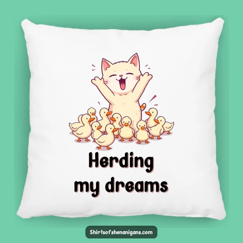 Funny Cat Pillow: Cozy Chaos Companion, Soft & Hilarious, Perfect Funny Gift