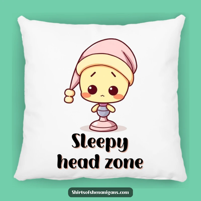 Funny Confused Lamp Pillow: Sleepy Light Comfort, Comfy & Humorous Gift