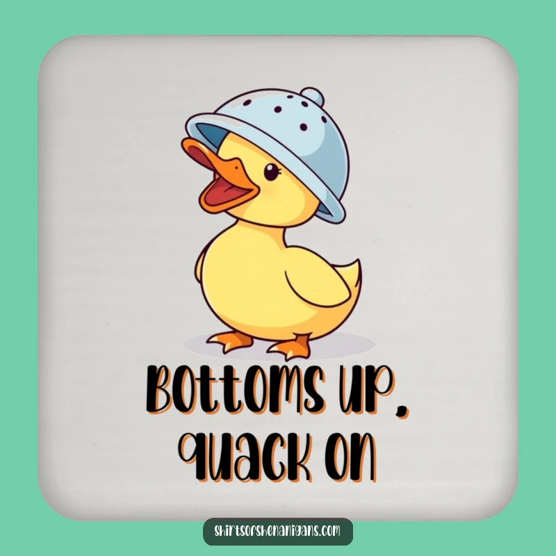 Funny Duck Colander Coaster - Protect Surfaces with a Smile