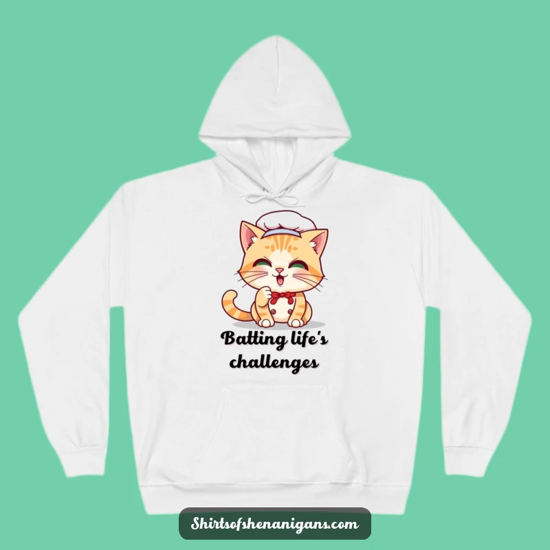 Funny Cat Chef Hoodie: Playful Feline Comfort, Ultimate Funny Gift
