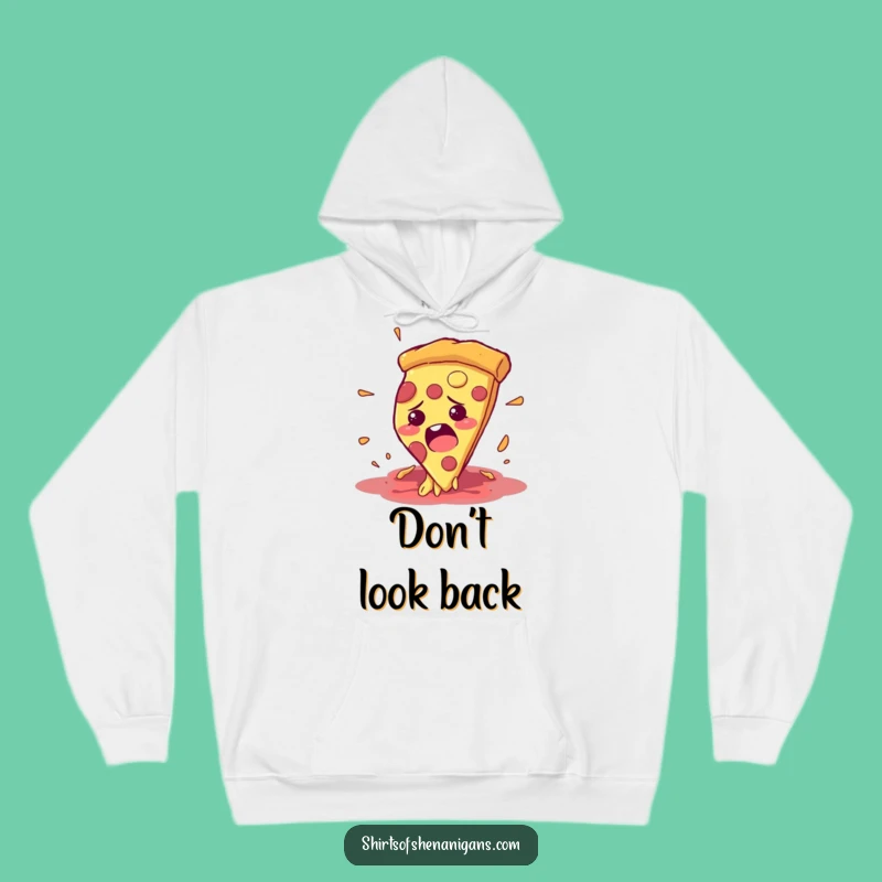 Funny Pizza Escape Hoodie: Stay Safe, Stay Warm, a Comfy Funny Gift!