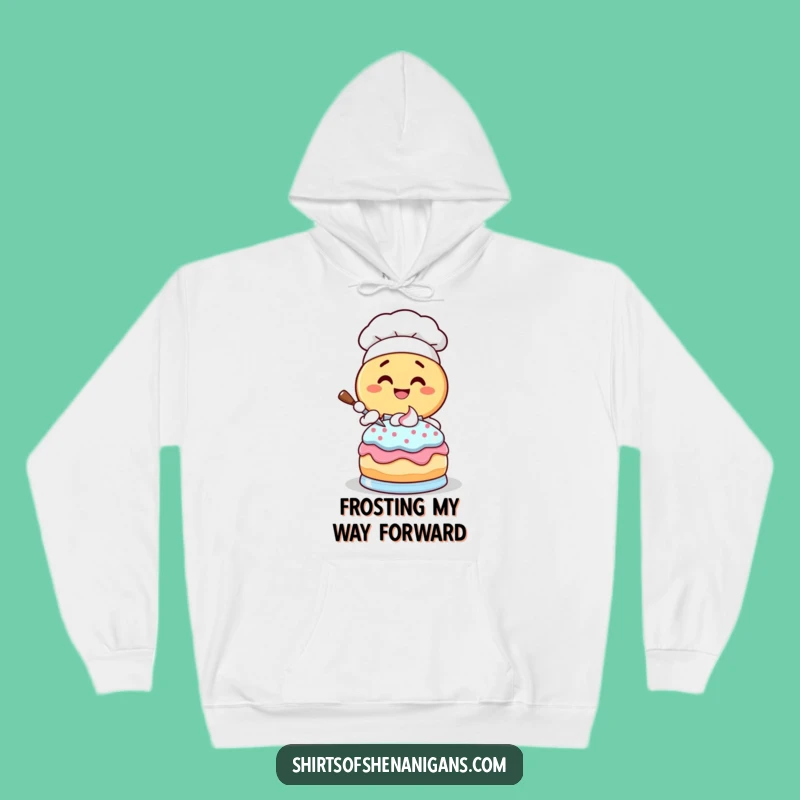 Funny Donut Chef Hoodie: Giggling Baker Frosting Cake, Ultimate Funny Gift