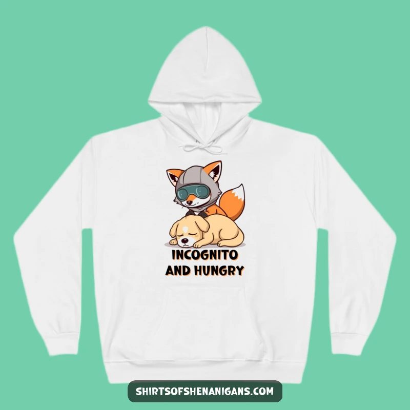 Funny Fox Disguise Hoodie: Cozy and Comical Stealthy Animal Wear