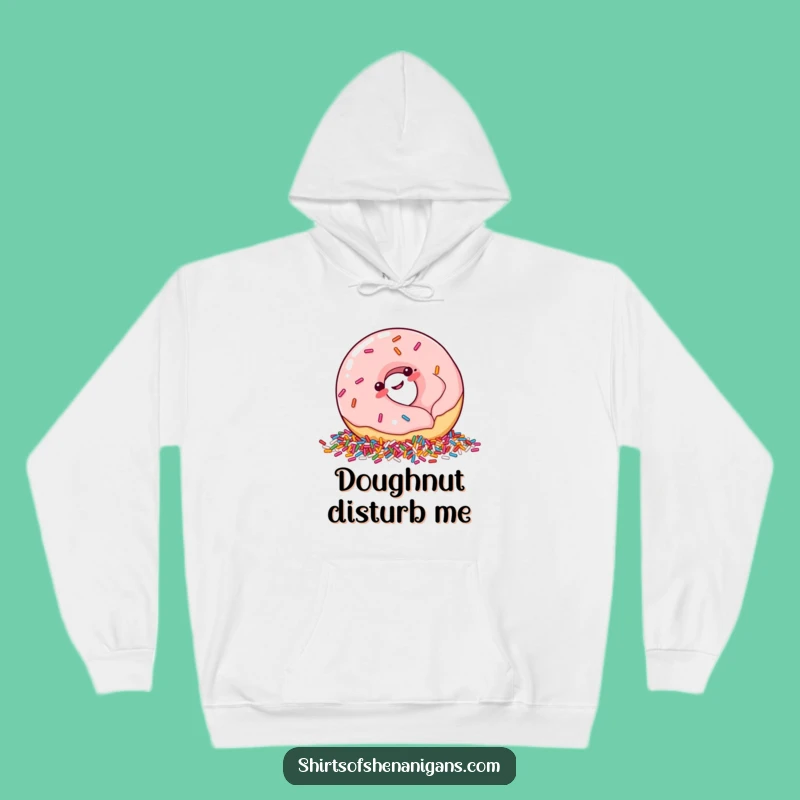 Funny Giggling Donut Hoodie: Cozy Treat Apparel, Perfect Funny Gift for Sweet Tooths