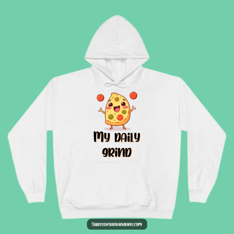 Funny Pizza Juggler Hoodie: Cozy Foodie Apparel, Perfect Funny Gift for Pizza Lovers