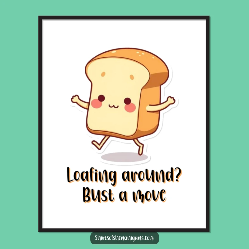 Free Printable Wall Art: Dancing Bread's Lively Art Downloadable Art