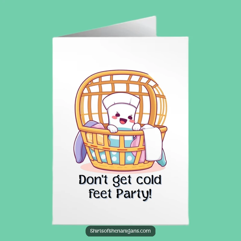 Free Printable Giggling Sock Birthday Card - Funny Downloadable Escape Artist Gift