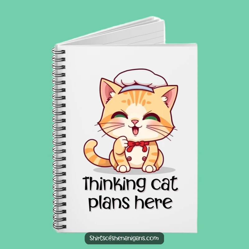 Funny Cat Chef Notebook: Playful Feline Journal, Perfect Funny Gift Diary