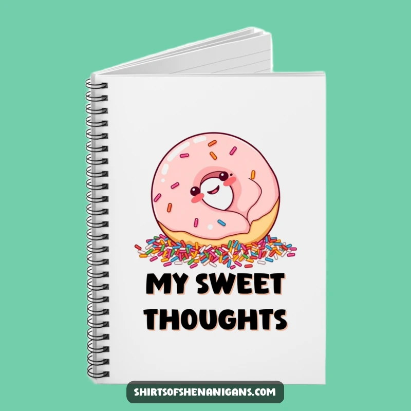 Funny Giggling Donut Notebook: Sweet Journal for Treat Lovers, Perfect Funny Gift