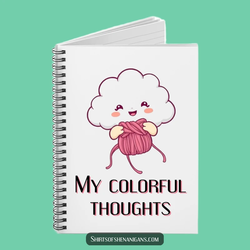 Funny Knitting Cloud Notebook: Crafty Journal, Perfect Funny Gift for Knitters