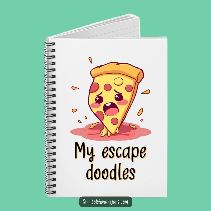 Funny Pizza Escape Notebook: Jot Down Your Plans, a Perfect Funny Gift!