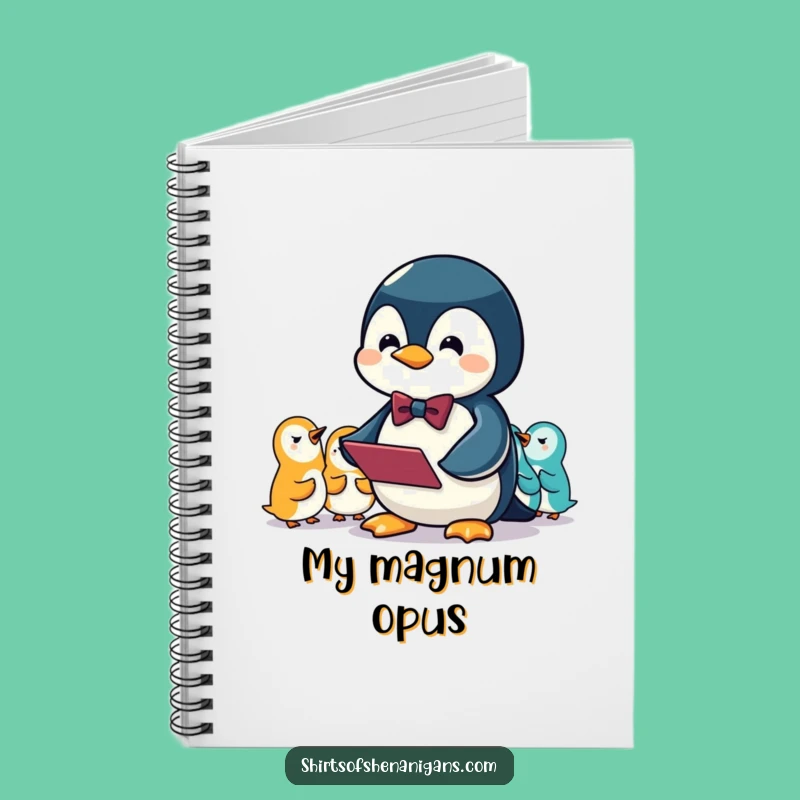 Funny Penguin Conductor Notebook: Compose Your Thoughts with Squeaky Brilliance!