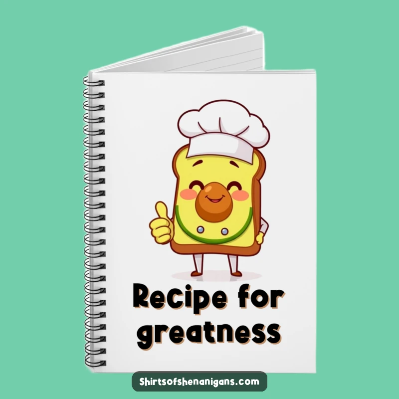 Funny Avocado Toast Chef Notebook Jot Down Ideas with This Hilarious Journal