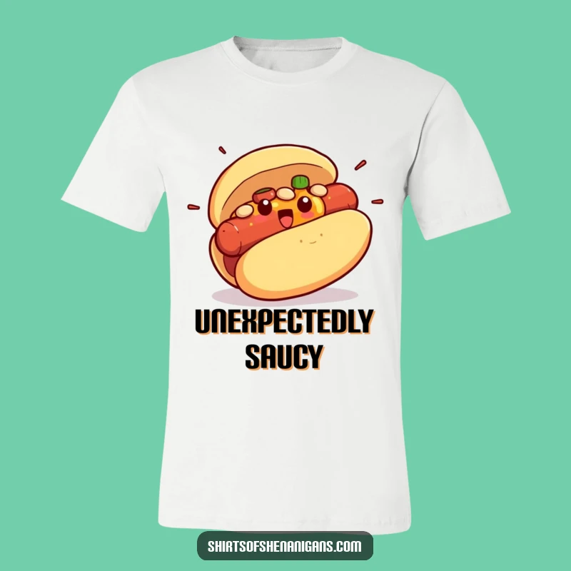 Funny Hot Dog Bun Tee: Bursting with Laughter, the Ultimate Funny Gift Shirt!