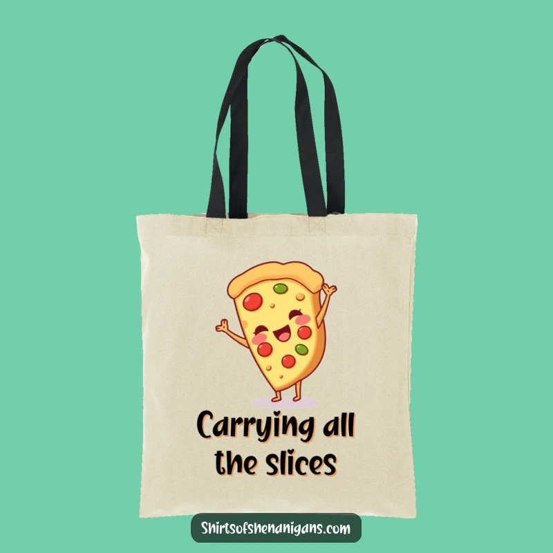 Funny Pizza Tote Bag: Carry Your Slice, Stylish & Cheesy, Perfect Funny Gift